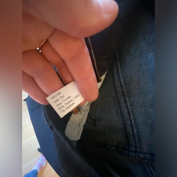 BRAND NEW NUDIE JEANS ‘Grim Tim’ skinny straight fit in Navy Thunder - Picture 10 of 12